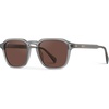 image:imageWearMe Pro Mens Polarized Square Sunglasses  Wide Fit Retro Style UV400 Lightweight Frame for Driving amp Daily WearMoonrock Grey  Brown Lens