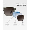 image:imageWearMe Pro Mens Polarized Square Sunglasses  Wide Fit Retro Style UV400 Lightweight Frame for Driving amp Daily WearSage Green  Brown Gradient Lens
