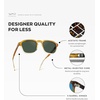 image:imageWearMe Pro Mens Polarized Square Sunglasses  Wide Fit Retro Style UV400 Lightweight Frame for Driving amp Daily WearSunset Tortoise  Smoke Green Lens