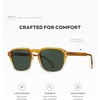 image:imageWearMe Pro Mens Polarized Square Sunglasses  Wide Fit Retro Style UV400 Lightweight Frame for Driving amp Daily WearSunset Tortoise  Smoke Green Lens