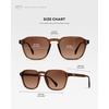 image:imageWearMe Pro Mens Polarized Square Sunglasses  Wide Fit Retro Style UV400 Lightweight Frame for Driving amp Daily WearTerracotta Brown  Copper Brown Gradient Lens
