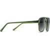 image:imageWearMe Pro Polarized Aviator Classic Double Bridge Womens SunglassesEmerald Green  Gradient Black Lens