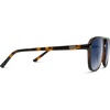image:imageWearMe Pro Polarized Aviator Classic Double Bridge Womens SunglassesWhiskey Brown Tortoise  Gradient Blue Lens
