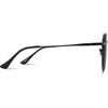 image:imageWearMe Pro Polarized Aviator Sunglasses for Women and Men  UV Protection  Reflective Lens  Pink Blue Black AviatorsBlack Frame Black Lens