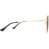 image:imageWearMe Pro Polarized Aviator Sunglasses for Women and Men  UV Protection  Reflective Lens  Pink Blue Black AviatorsGold Frame  Gradient Brown Lens