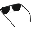 image:imageWearMe Pro Polarized Modern Aviator OneBridge Square Mens SunglassesBlack  Triple Black Lens