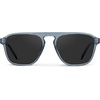 image:imageWearMe Pro Polarized Modern Aviator OneBridge Square Mens SunglassesDenim Blue  Black Lens