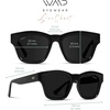 image:imageWearMe Pro Polarized Square Sunglasses for Women Featuring an Oversized Thick Frame and Lenses with UV ProtectionBrown Matte  Black Lens
