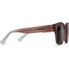 image:imageWearMe Pro Polarized Square Sunglasses for Women Featuring an Oversized Thick Frame and Lenses with UV ProtectionBrown Matte  Black Lens