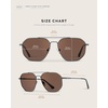 image:imageWearMe Pro Premium Quality Aviator Sunglasses for Men  Lightweight Durable Design with UV ProtectionSilver Frame  Slate Blue Lens