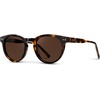 image:imageWearMe Pro Round Polarized Sunglasses for Women  Retro Classic UV400 Protection for Driving amp Everyday WearBrown Tortoise  Dark Brown Lens