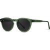 image:imageWearMe Pro Round Polarized Sunglasses for Women  Retro Classic UV400 Protection for Driving amp Everyday WearCrystal Green Frame  Black Lens