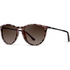 image:imageWearMe Pro Round Polarized Sunglasses for Women  UV400 Protection Lightweight Frame Vintage Retro StyleBeige Tortoise Frame  Brown Gradient Lens