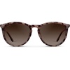 image:imageWearMe Pro Round Polarized Sunglasses for Women  UV400 Protection Lightweight Frame Vintage Retro StyleBeige Tortoise Frame  Brown Gradient Lens