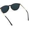 image:imageWearMe Pro Round Polarized Sunglasses for Women  UV400 Protection Lightweight Frame Vintage Retro StyleBlack FrameMirror Pink Lens