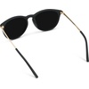 image:imageWearMe Pro Round Polarized Sunglasses for Women  UV400 Protection Lightweight Frame Vintage Retro StyleGold FrameBlack Lens