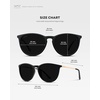 image:imageWearMe Pro Round Polarized Sunglasses for Women  UV400 Protection Lightweight Frame Vintage Retro StyleGold FrameBlack Lens