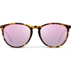 image:imageWearMe Pro Round Polarized Sunglasses for Women  UV400 Protection Lightweight Frame Vintage Retro StyleTortoise Frame  Mirror Pink Lens