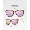 image:imageWearMe Pro Round Polarized Sunglasses for Women  UV400 Protection Lightweight Frame Vintage Retro StyleTortoise Frame  Mirror Pink Lens