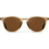 image:imageWearMe Pro WMP Eyewear  Classic Round Polarized Sunglasses for Men  Retro Design with UV ProtectionCrystal Brown Marble  Brown Lens