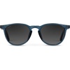 image:imageWearMe Pro WMP Eyewear  Classic Round Polarized Sunglasses for Men  Retro Design with UV ProtectionCrystal Cobalt  Black Gradient Lens