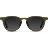 image:imageWearMe Pro WMP Eyewear  Classic Round Polarized Sunglasses for Men  Retro Design with UV ProtectionMilky Saguaro Green  Black Gradient Lens