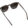 image:imageWearMe Pro WMP Eyewear  Mens Classic Round Polarized Sunglasses Premium Slim Acetate Frame with Dashed Rivet DetailsBurnt Cedar Brown  Oak Brown Gradient Lens