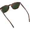 image:imageWearMe Pro WMP Eyewear  Mens Classic Round Polarized Sunglasses Premium Slim Acetate Frame with Dashed Rivet DetailsHavana Tortoise  Smoke Green Lens