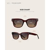 image:imageWearMe Pro WMP Eyewear  Mens Classic Square Sunglasses Lightweight Acetate Frame with Polarized Lenses 100 UV ProtectionRed Garnet  Gradient Amber Lens