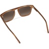 image:imageWearMe Pro WMP Eyewear  Mens Polarized Bold Geometric Flat Top Key Hole Design Acetate Frame SunglassesFrosted Brown Frame  Brown Gradient Lens