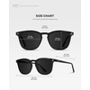 image:imageWearMe Pro WMP Eyewear  Mens Polarized Modern Rounded Square SunglassesBlack Frame  Black Lens
