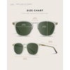 image:imageWearMe Pro WMP Eyewear  Mens Polarized Modern Rounded Square SunglassesClear  Smoke Green Lens