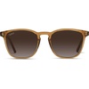 image:imageWearMe Pro WMP Eyewear  Mens Polarized Modern Rounded Square SunglassesCrystal Brown Frame  Brown Gradient Lens