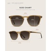 image:imageWearMe Pro WMP Eyewear  Mens Polarized Modern Rounded Square SunglassesCrystal Brown Frame  Brown Gradient Lens