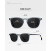 image:imageWearMe Pro WMP Eyewear  Mens Polarized Modern Rounded Square SunglassesCrystal Cadet Grey Frame  Black Lens