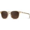 image:imageWearMe Pro WMP Eyewear  Mens Polarized Modern Rounded Square SunglassesCrystal Sand Brown  Dark Beige Gradient Lens