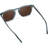 image:imageWearMe Pro WMP Eyewear  Mens Polarized Modern Rounded Square SunglassesCrystal Stone Blue  Brown Lens
