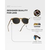image:imageWearMe Pro WMP Eyewear  Mens Polarized Modern Rounded Square SunglassesCrystal Verde  Triple Black Lens