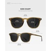 image:imageWearMe Pro WMP Eyewear  Mens Polarized Modern Rounded Square SunglassesCrystal Verde  Triple Black Lens