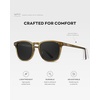 image:imageWearMe Pro WMP Eyewear  Mens Polarized Modern Rounded Square SunglassesCrystal Verde  Triple Black Lens