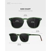 image:imageWearMe Pro WMP Eyewear  Mens Polarized Modern Rounded Square SunglassesEmerald Green Frame  Black Lens