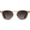 image:imageWearMe Pro WMP Eyewear  Mens Polarized Round Sunglasses Classic Design Keyhole Bridge Metal Rivets VintageInspiredSand Brown  Brown Gradient Lens