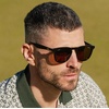 image:imageWearMe Pro WMP Eyewear  Mens Polarized Sport amp Golf Sunglasses Round Frame AntiReflective Lenses NonSlip Nose PadsBlack  Brown Lens