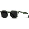 image:imageWearMe Pro WMP Eyewear  Mens Polarized Sport amp Golf Sunglasses Round Frame AntiReflective Lenses NonSlip Nose PadsCrystal Agave Green  Black Lens