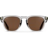 image:imageWearMe Pro WMP Eyewear  Mens Polarized Sport amp Golf Sunglasses Round Frame AntiReflective Lenses NonSlip Nose PadsCrystal Ice Grey  Brown Lens