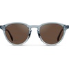 image:imageWearMe Pro WMP Eyewear  Mens Round Performance Golf Sunglasses Polarized AntiReflective Lenses and NonSlip Nose PadsDenim Blue  Brown Lens