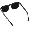 image:imageWearMe Pro WMP Eyewear  Mens Square Polarized Sunglasses Thick Acetate Frame Bold Geometric Shape Retro 60s DesignBlack  Triple Black Lens