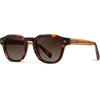 image:imageWearMe Pro WMP Eyewear  Mens Square Polarized Sunglasses Thick Acetate Frame Bold Geometric Shape Retro 60s DesignHavana Tortoise  Brown Gradient Lens