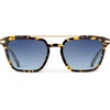 image:imageWearMe Pro WMP Eyewear  Modern Mens Square Aviator Sunglasses  Double Metal Bridge with Polarized LensAmber Tortoise Frame  Blue Gradient Lens