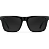 image:imageWearMe Pro WMP Eyewear  Modern Square Sunglasses for Men Lightweight Acetate Polarized Lenses 100 UVAUVB ProtectionBlack  Triple Black Lens